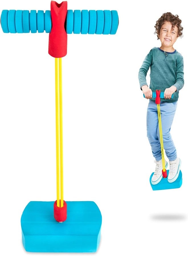 FORGEOG-Foam-Pogo-Jumper-Indoor-&-Outdoor-Play-Fun-Pogo-Stick-Kids-Pogo-Jumper-Fun-and-Safe-Pogo-Stick-for-Toddlers-High-Elastic-Rubber-Kids-Jumper-Toys-Great-Gift-for-Boys-and-Girls--Multicolor-(Pack of 1) (PG-2) - Image 1